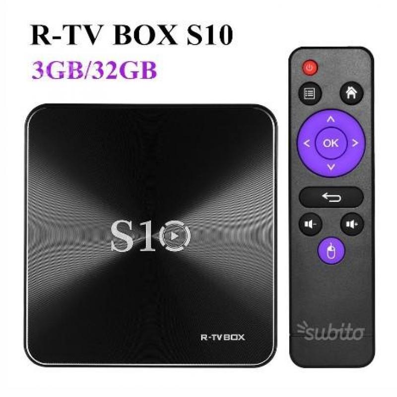 S10 - Android TV Box, octacore, 3GB di RAM DDR4