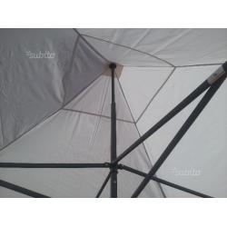 Gazebo richiudibile 3x3mt con paretine Nuovo