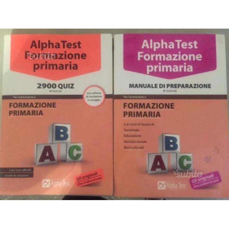 Preparazione scienze della formazione primaria