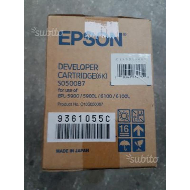 Toner cartuccia epson stylus so50087 nera