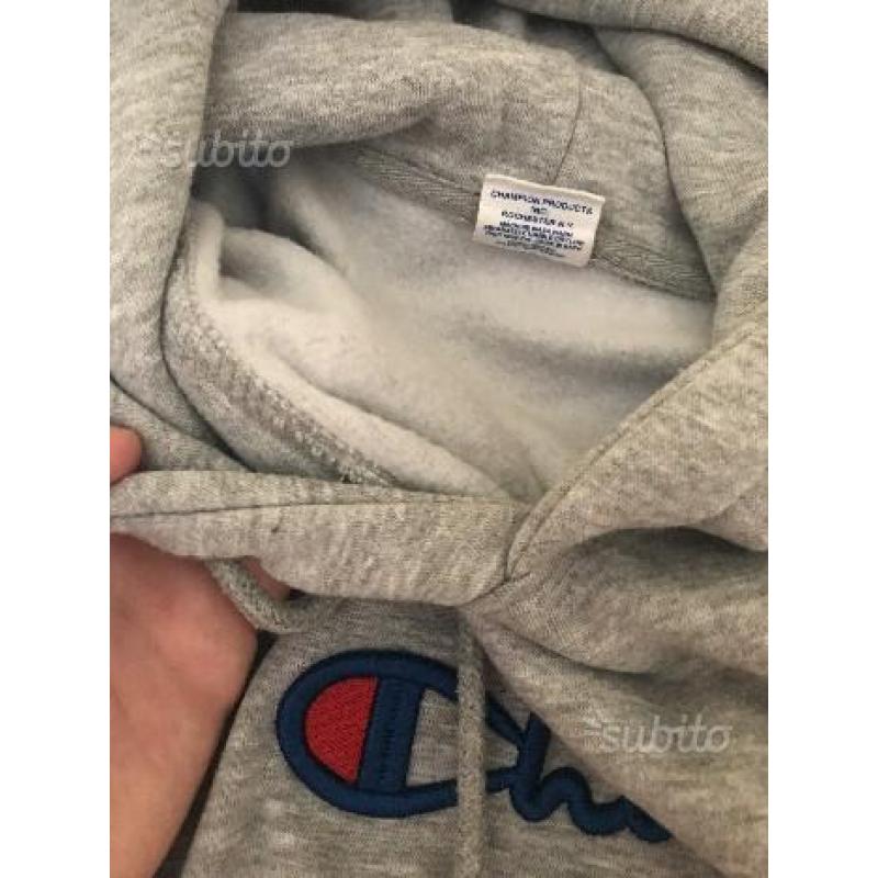 Hoodie Champion Originale con logo in rilievo