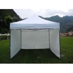 Gazebo richiudibile 3x3mt con paretine Nuovo