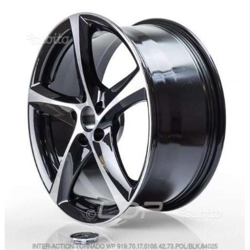 SA Cerchi 17" TORNADO WP 919 7.0 17 5x108 POL/BLK