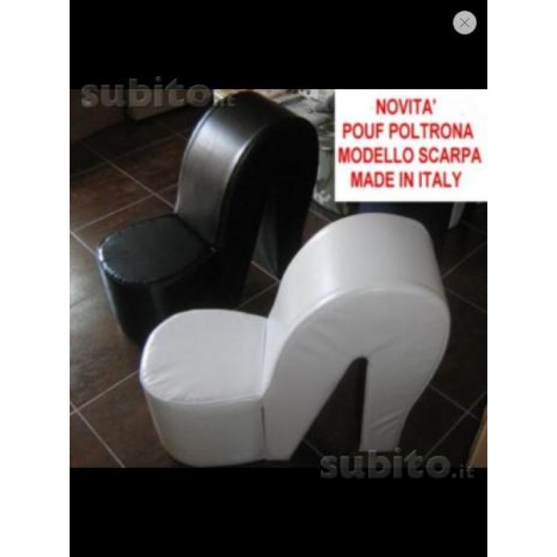 Pouf scarpa nuovo